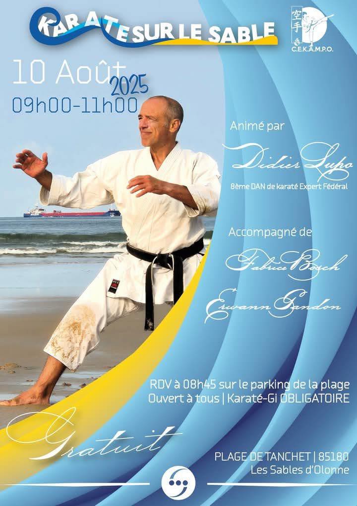 karaté sur sable